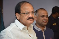 Venkaiah Naidu Watches Ghazi Movie at Prasad Labs